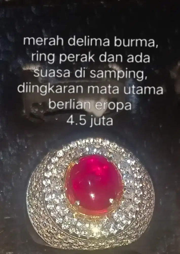 Batu cincin perak suasa