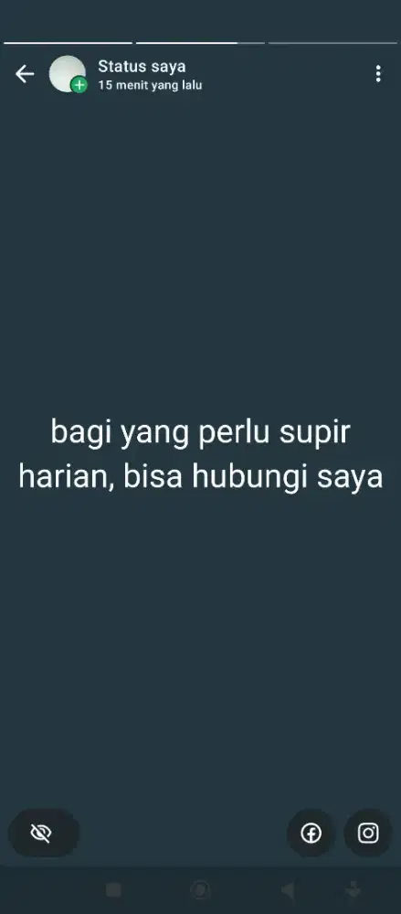 SUPIR HARIAN BERPENGALAMAN