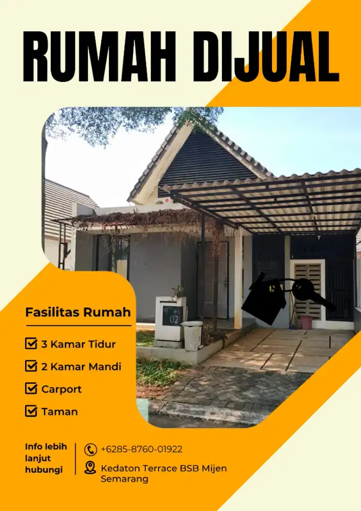 Di Jual Cepat Rumah BSB city Semarang