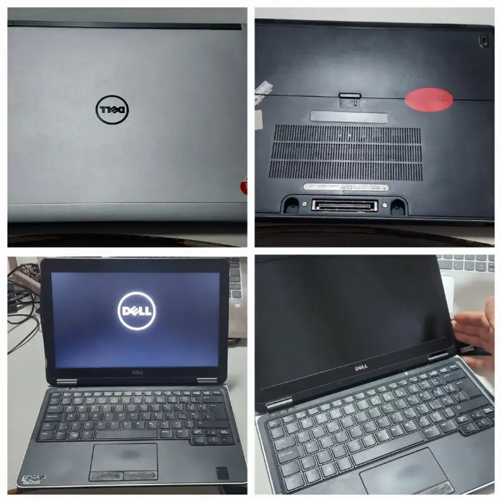 Laptop Dell Latitude E7240 core 15 gen 4, Ram m2 NVme 8 GB layar 14