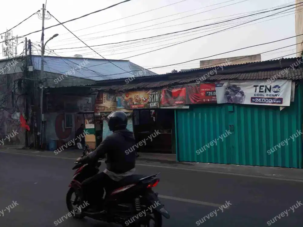 Kios dijual 2 unit SHM LT 43 m2 Pinggir jalan Raya Jl Wr Supratman + Ciputat