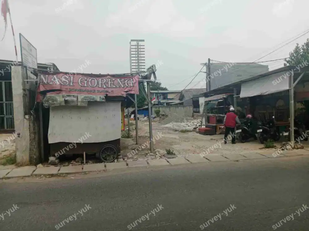 Tanah LT 3400 m2 Dekat St Sudimara Jombang Strategis Bebas Banjir .Ciputat Tangsel