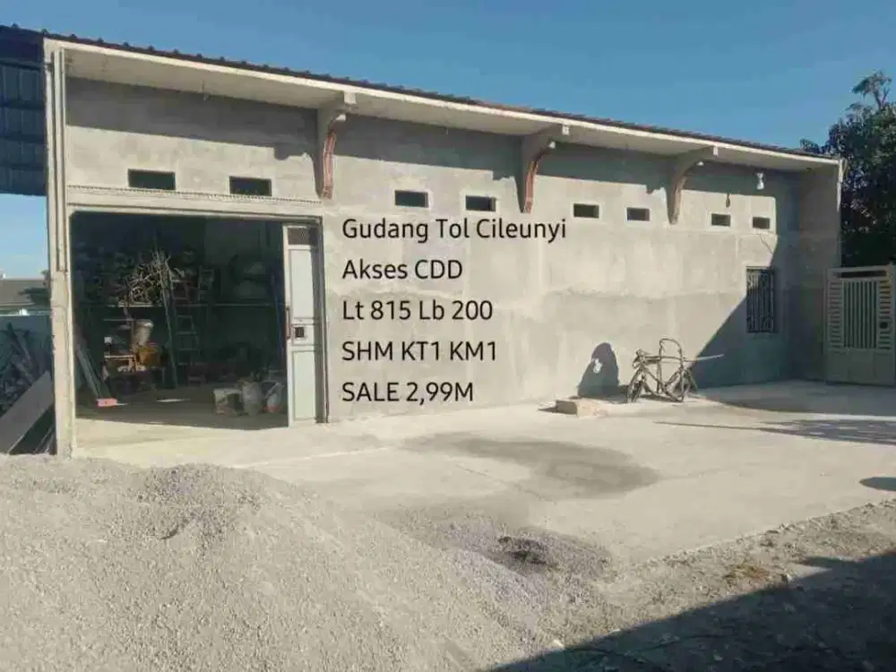 Gudang dekat TOL Cileunyi