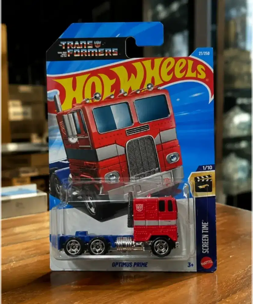 Hot wheels Optimus prime lemetid edition Blistar aman