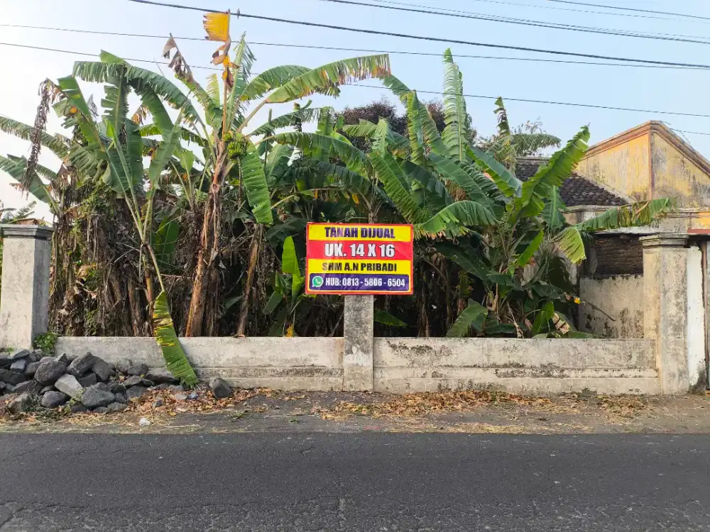 DIJUAL TANAH STRATEGIS TEPI JALAN RAYA LUMAJANG