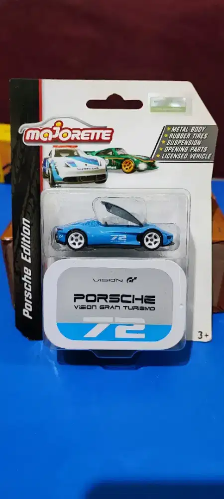 Majorette Porsche Vision Gran Turismo (nomor 72) skala 1:64
