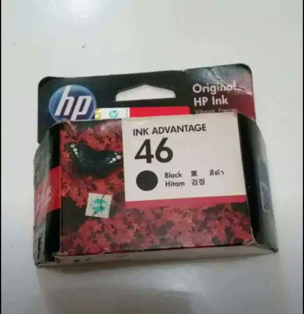 Catride tinta printer Hp no 46 black hitam