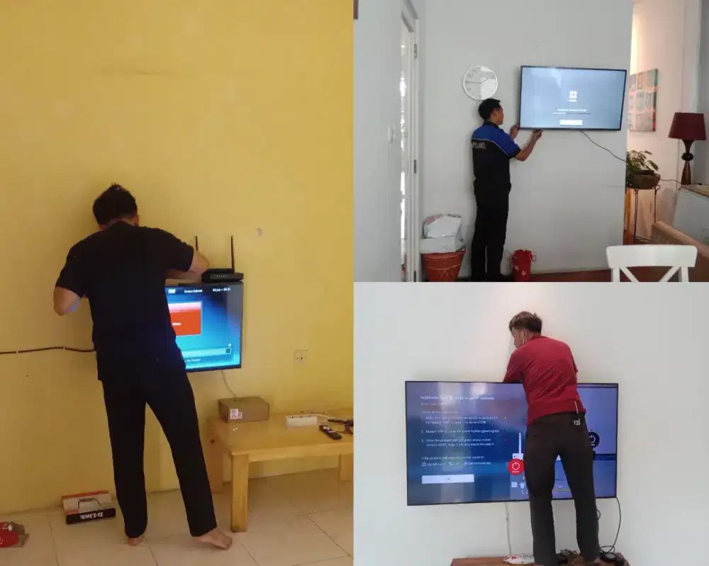 Braket +pasang atau jasa pasang terima rapih breket bracket led tv