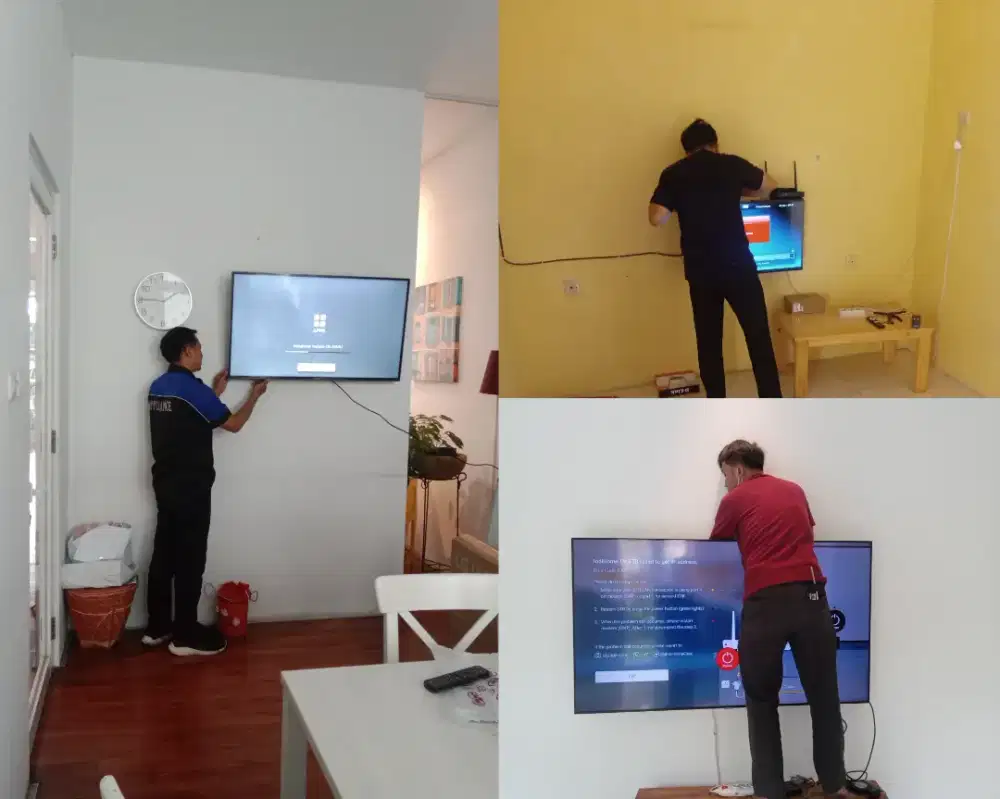 Braket +pasang atau jasa pasang terima rapih breket bracket led tv