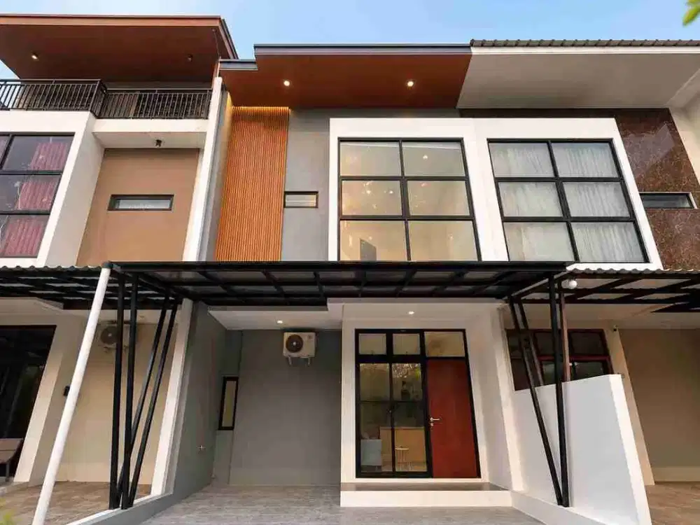 Rumah Dgn Rooftop Dlm Cluster Eksklusif Dekat Bintaro XChange Mall, UPJ, STAN, Stasiun Jurangmangu