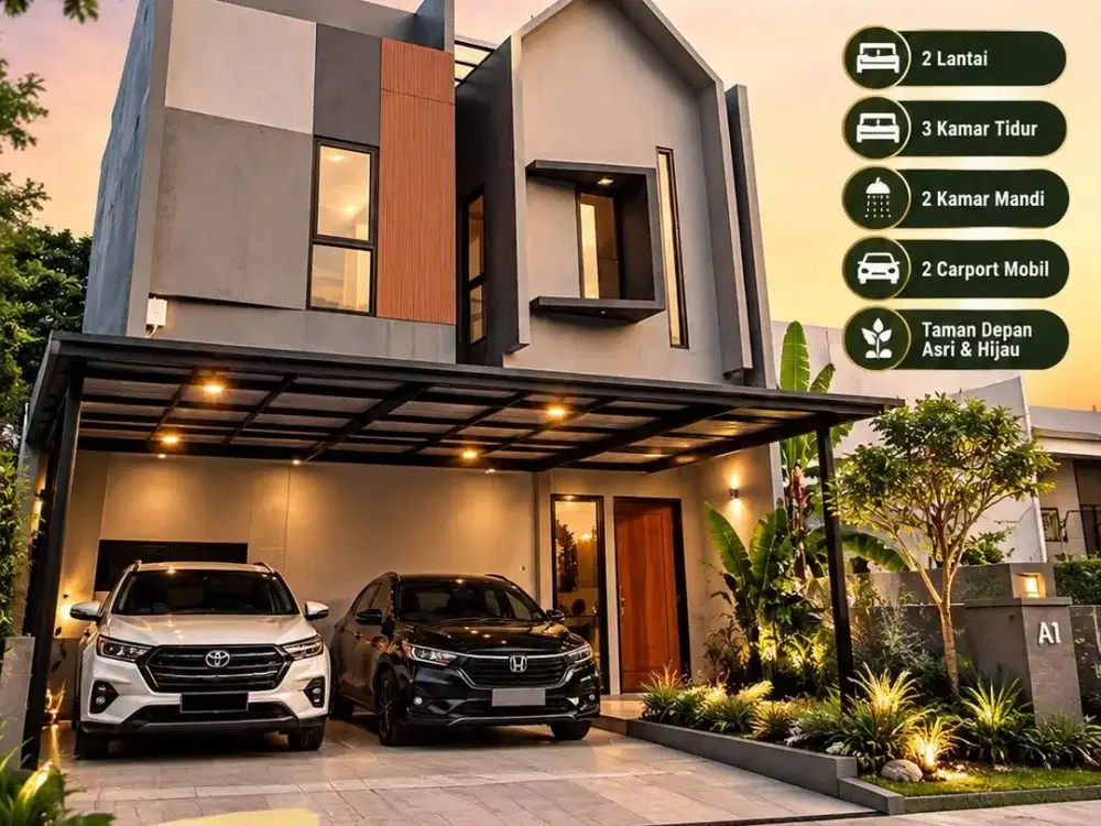 Rumah Suria residence 0 km dr pintu tol sawangan dan busway sawangan- lebakbulus