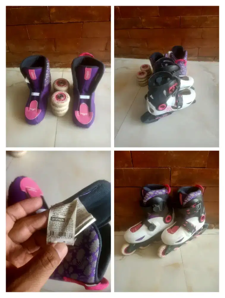 Sepatu roda anak merk oxelo // decathlon