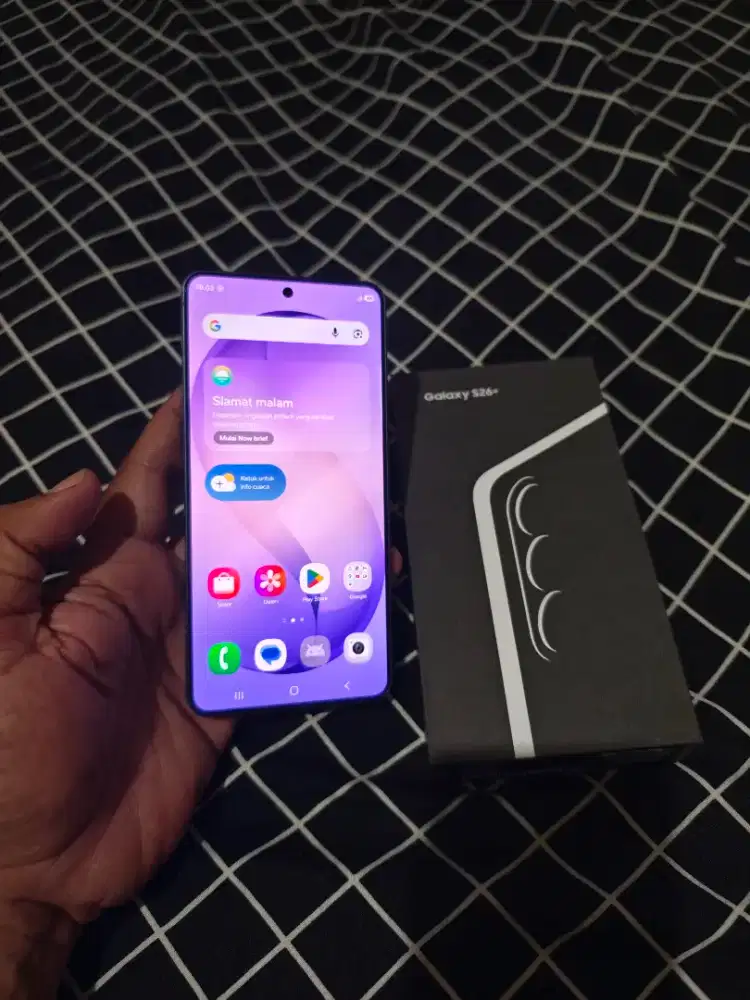 Samsung S26+ 12/256 sein garansi on baca deskripsi bisa tt handphone