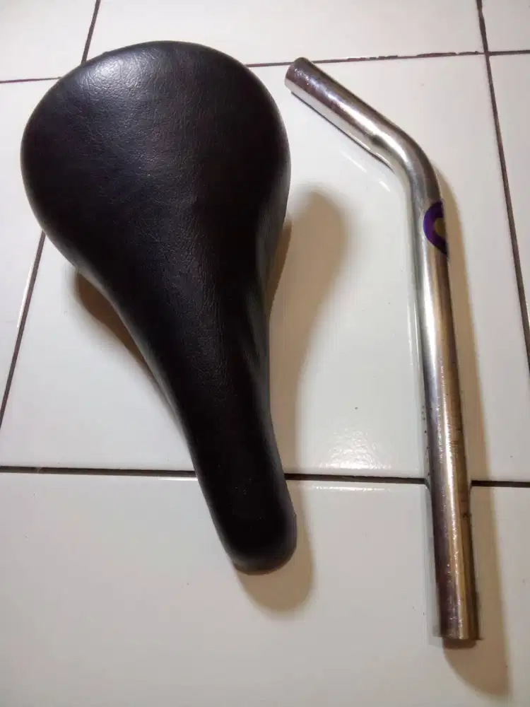 Tiang Jok Sepeda Bmx & Jok No Minus