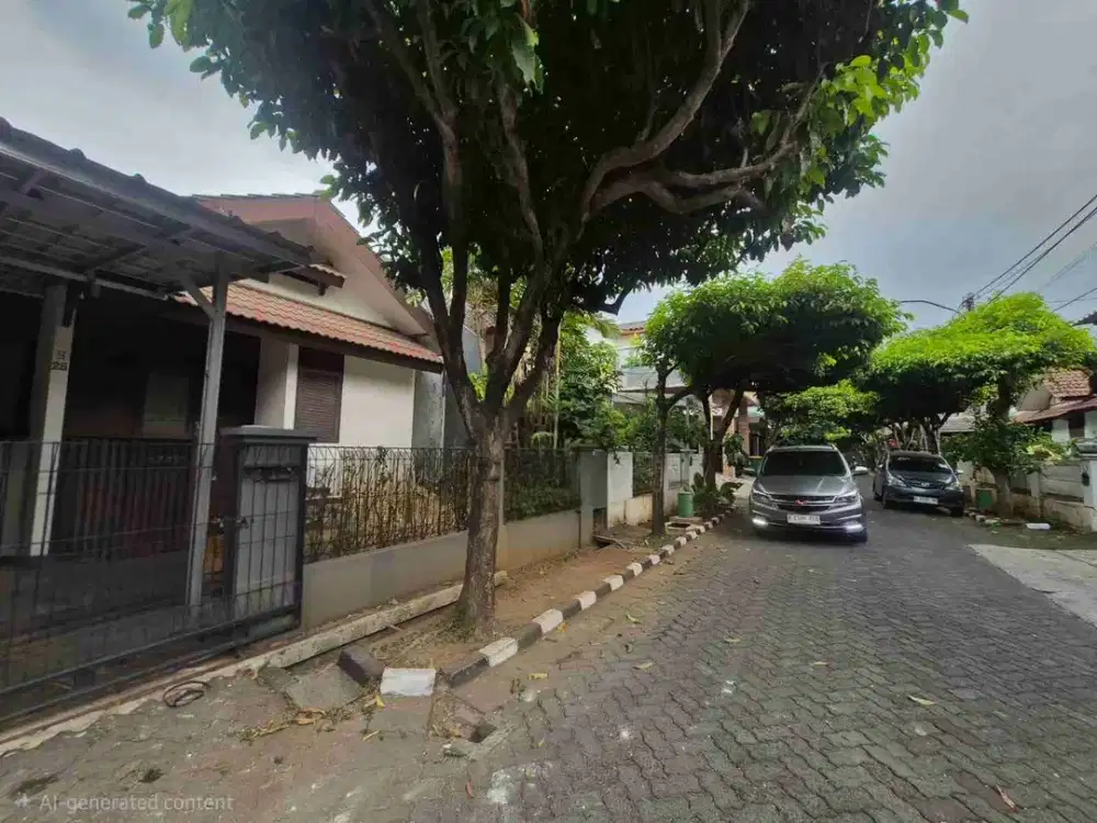 DIJUAL RUMAH HITUNG TANAH DI KEMANG PRATAMA 3 BEKASI