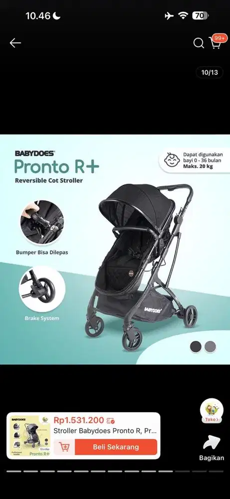 Stroller Babydoes Pronto R+