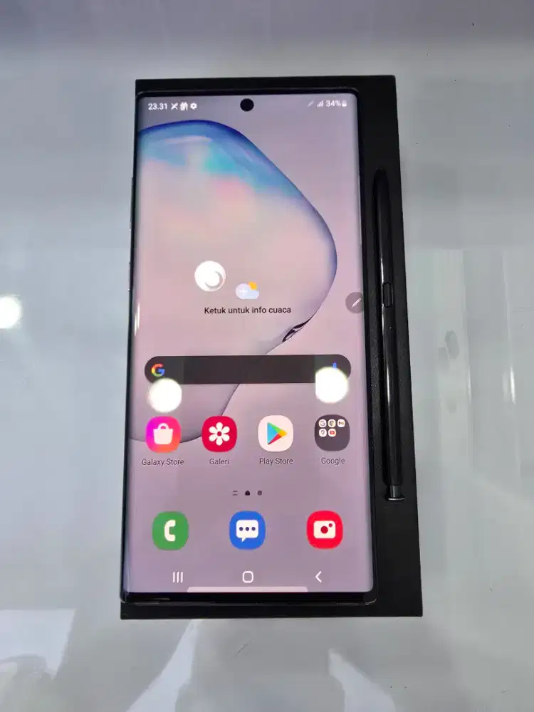 Samsung Note 10+ 12+8/512Gb Black Ex Garansi resmi SEIN -MasterCom