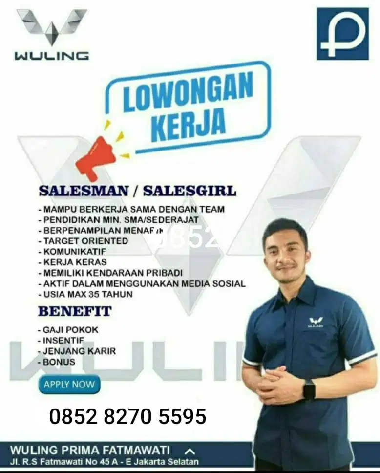 Lowongan Wuling Fatmawati