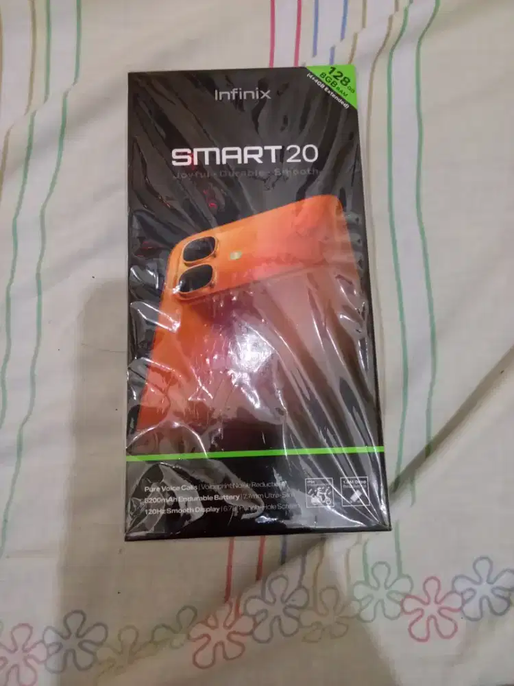Infinix smart 204/128 baru seminggu full set masih mulus garansi 100%