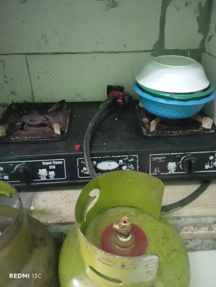 jual kompor 2 tungku plus 1 tabung gas