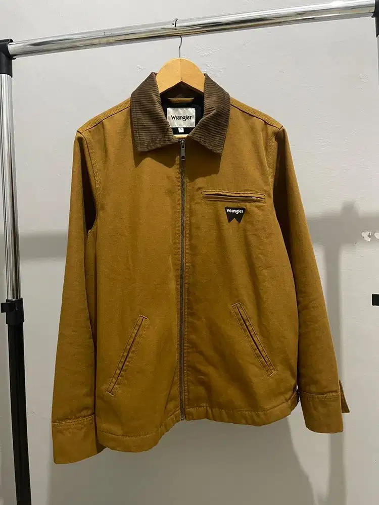 workJacket wrangler brown original 100%