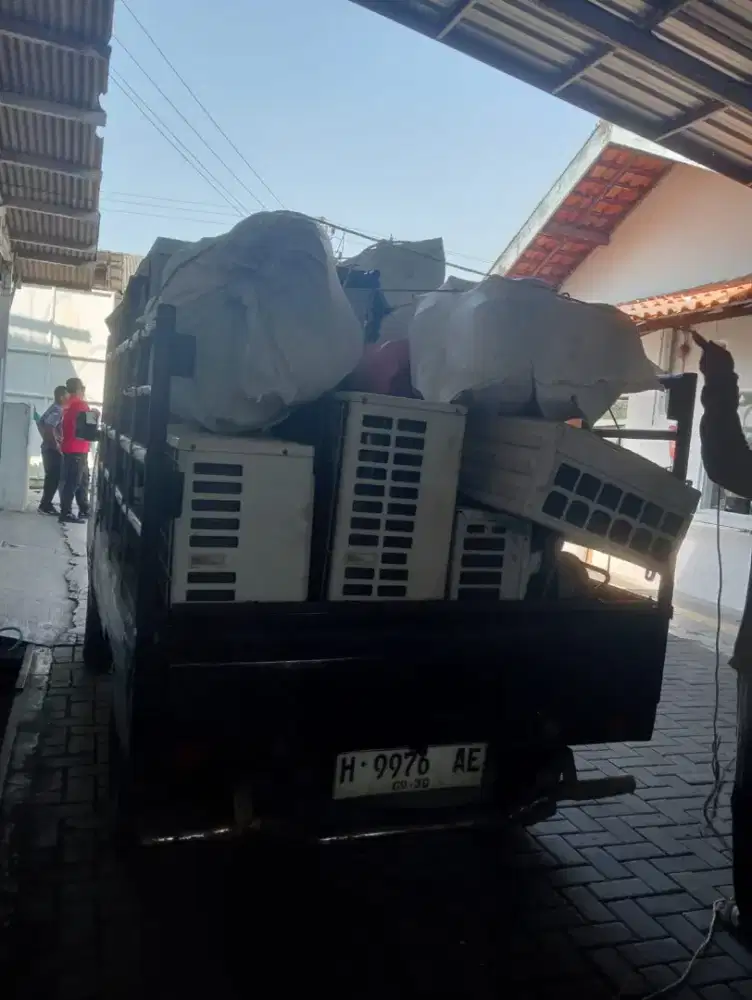 Dibeli Rosok Besi Tua Tembaga dll Elektronik Rusak Ac Kulkas dll