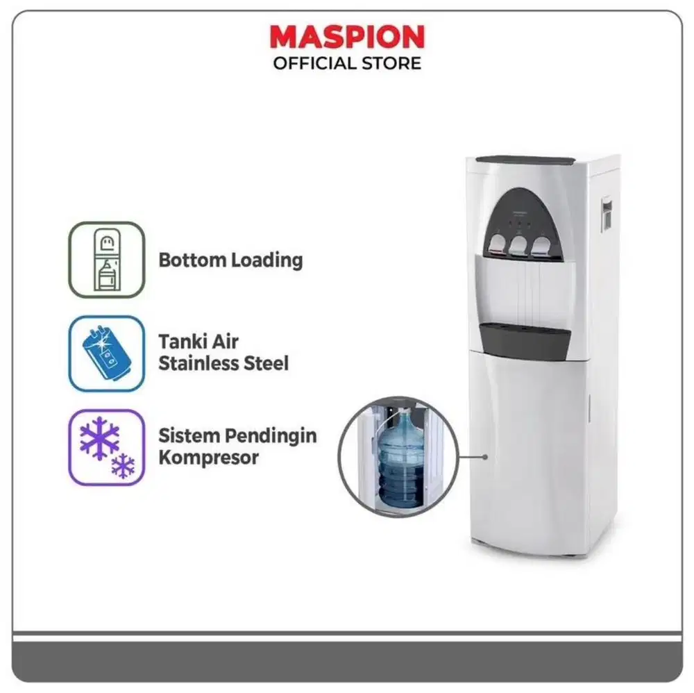 New Maspion Dispenser MD 105 BL GREY