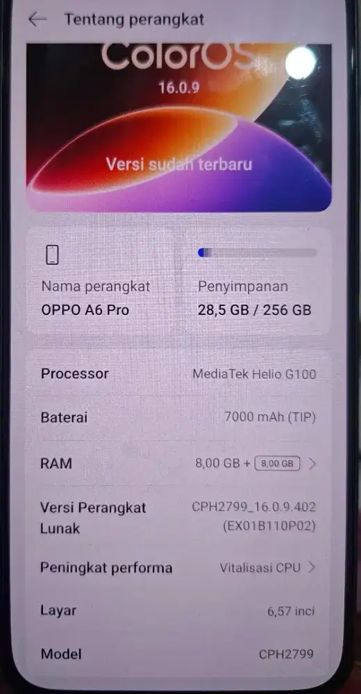 di jual hp oppo a6 pro 4g