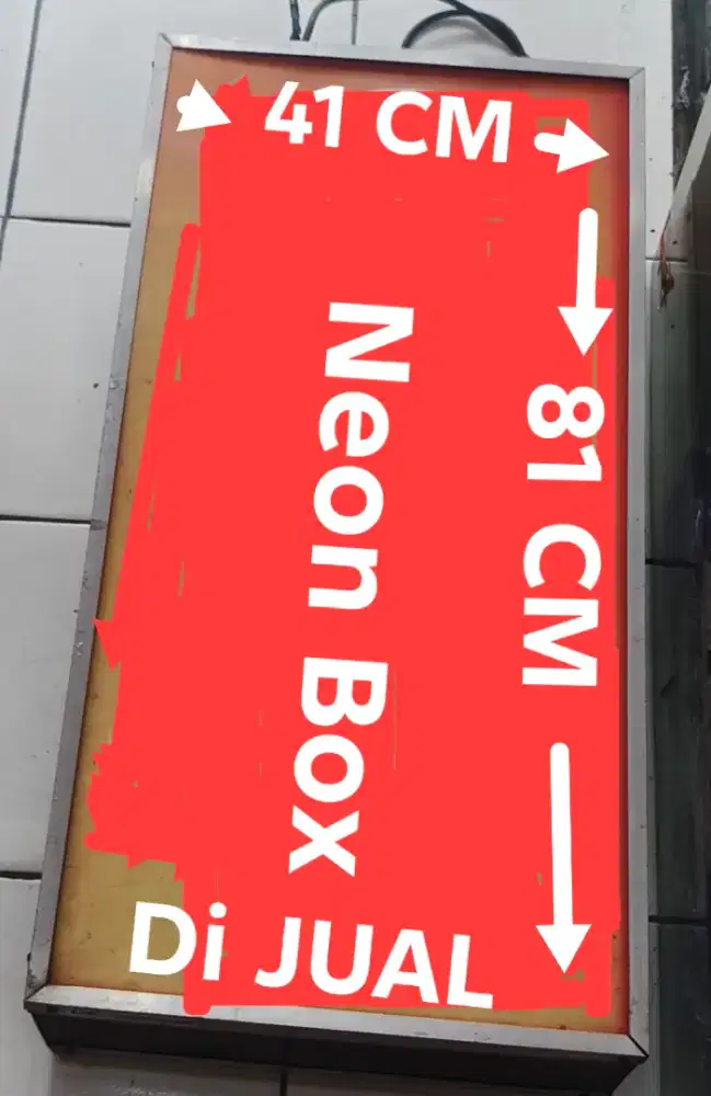 Neon Box second seperti baru