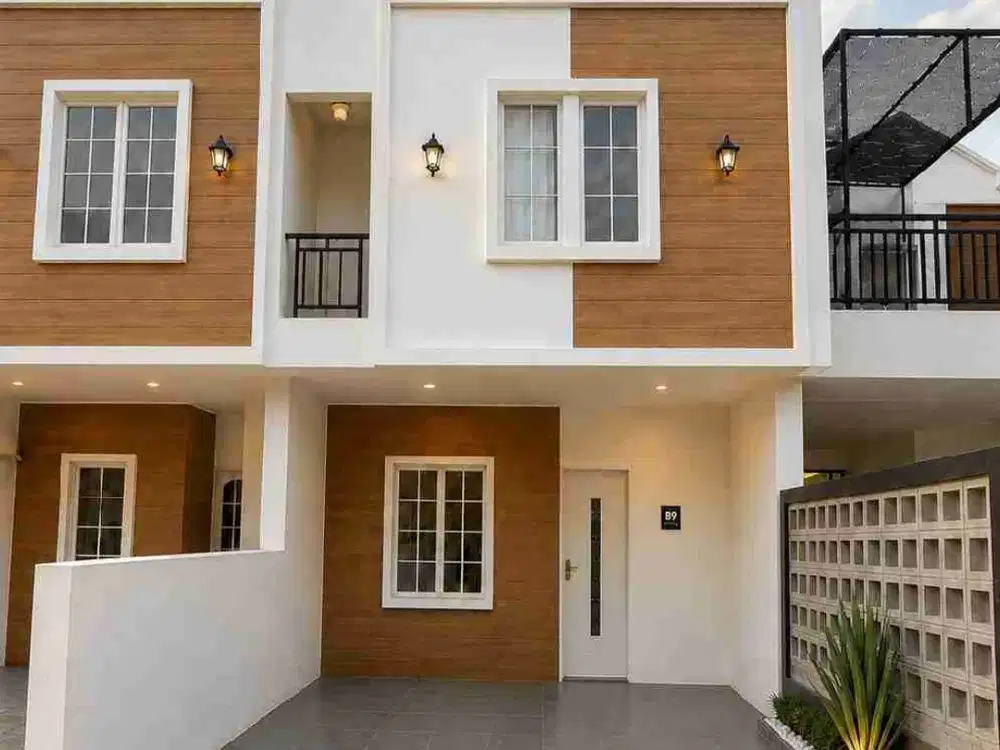 Rumah Cinangka Dijual Siap Huni 2 LT Cluster Pinggir Jalan Utama