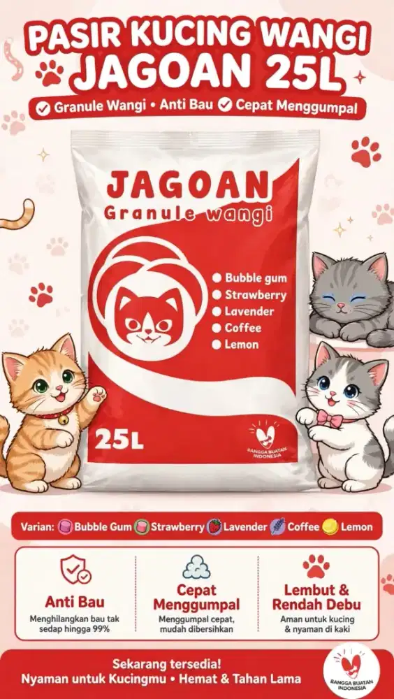 Pasir kucing granul