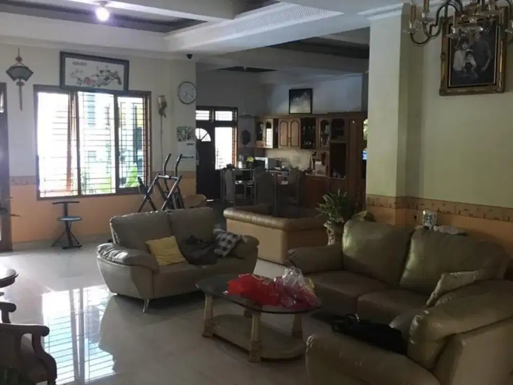 DIJUAL 2 KAVLING TANAH + RUMAH BESAR – HARGA 10,5 M NEGO