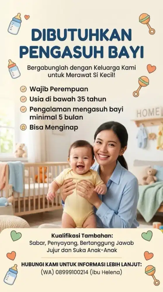 Lowongan Pengasuh bayi