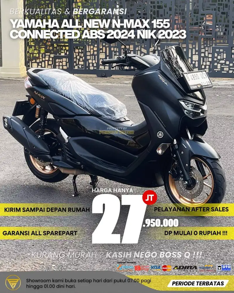 YAMAHA ALL NEW N-MAX CONNECTED ABS 2024 NIK 2023