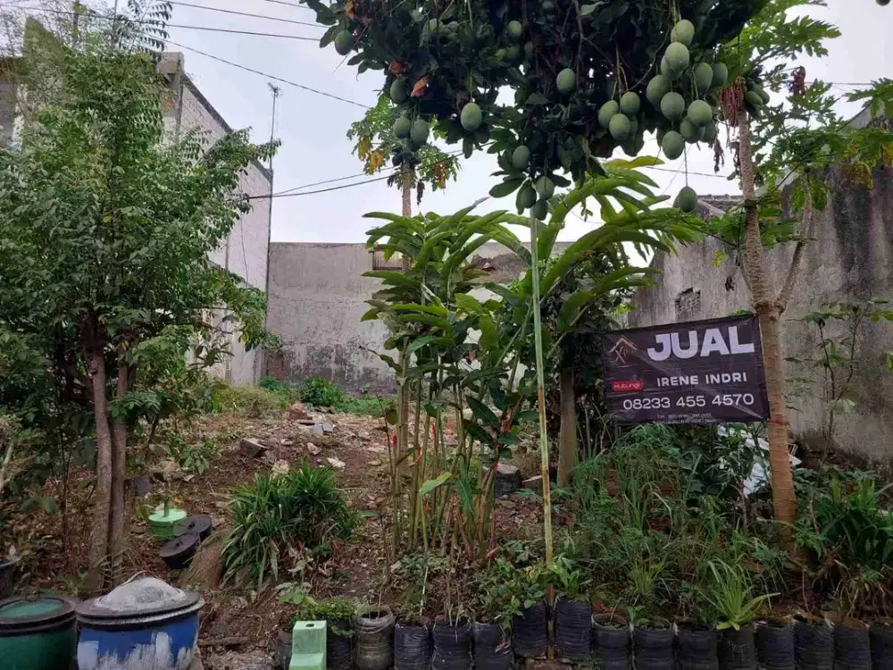 Kavling siap bangun di dalam perumahan.
