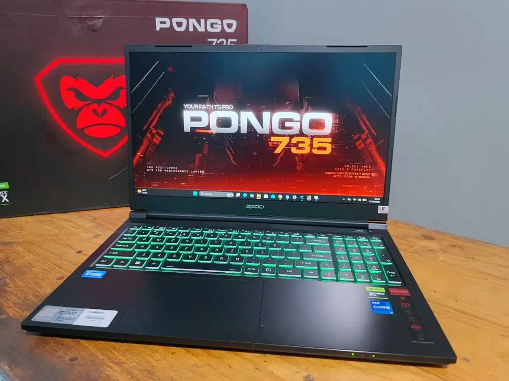 Axioo Pongo 735 i7-13620H 16/512GB RTX 3050 6GB Garansi Februari 2029