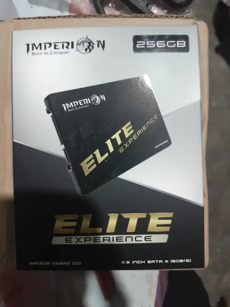 ssd imperion Elite gaming 256gb Baru segel BU hari ini