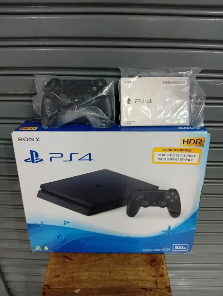 PS4 SLIM 500GB SERI 2218A SONY INDONESIA THN PRODUKSI 2019 FULL GAME