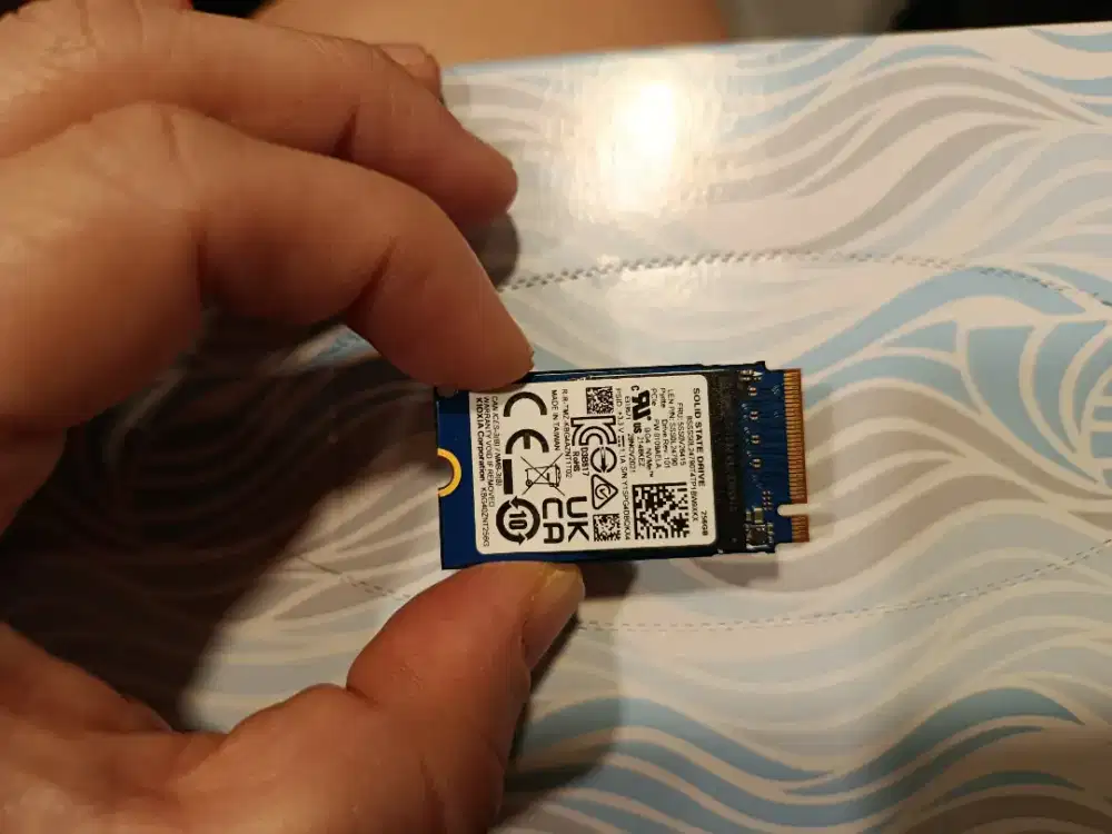 Dijual SSD 256gb NVME 2242 merk Kioxia/Toshiba Kondisi Istimewa!!