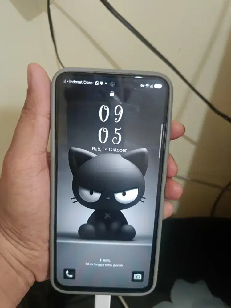 SAMSUNG A37 warna hijau gelap barang mulus