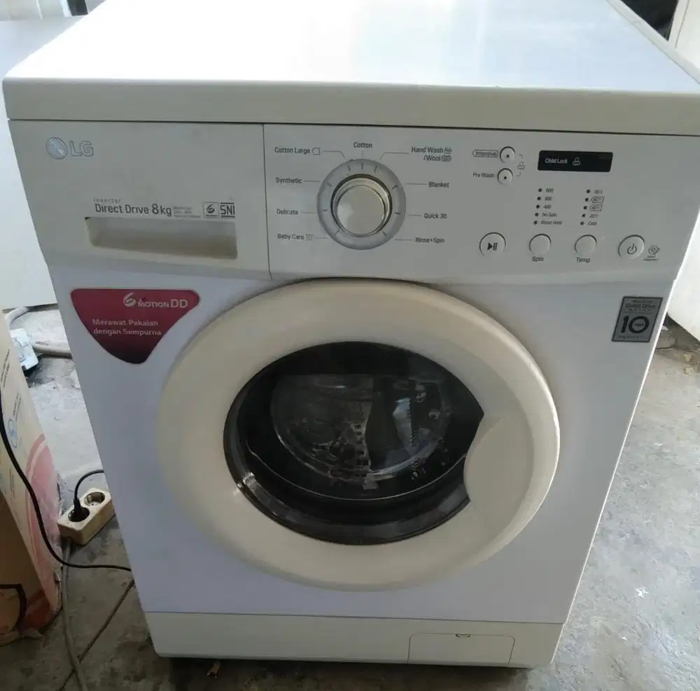 gratis kirim Mesin Cuci LG 8Kg Front Loading