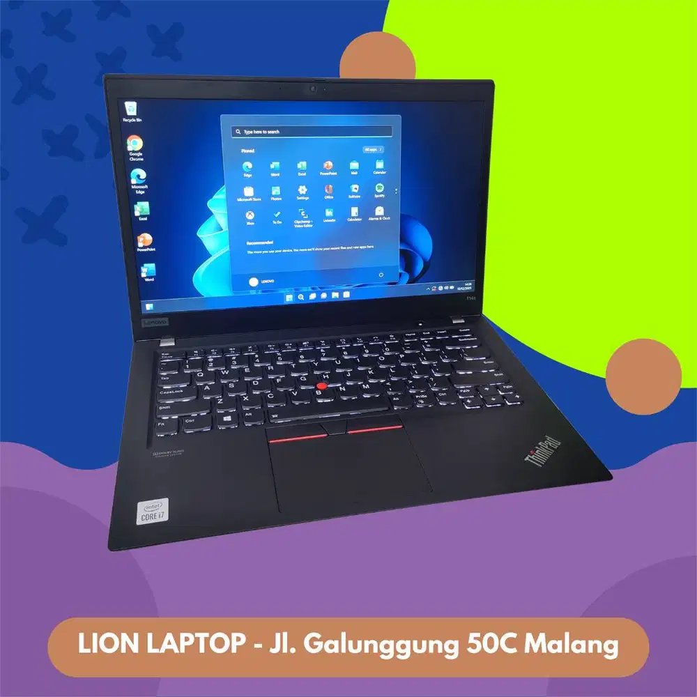 RAM 32GB Core i7 Gen 10 Slim SSD 256GB Lenovo Thinkpad T14S [14|10]