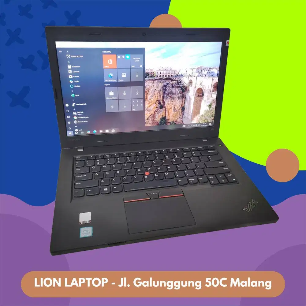RAM 8GB Core i5 SSD Murah Lenovo Thinkpad L470 [14|10]
