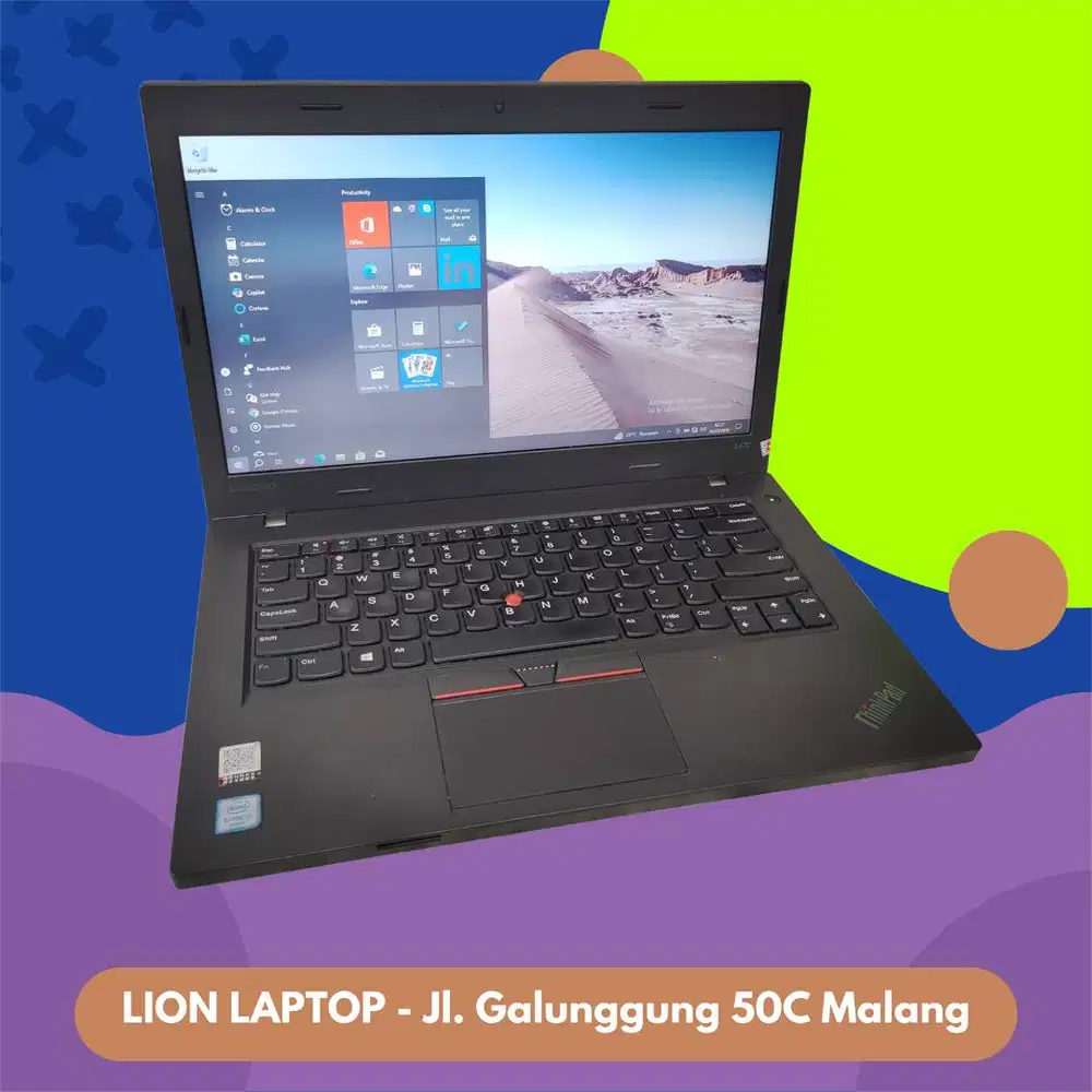 Double VGA Core i5 RAM 8 SSD Lenovo Thinkpad L470 [14|10]