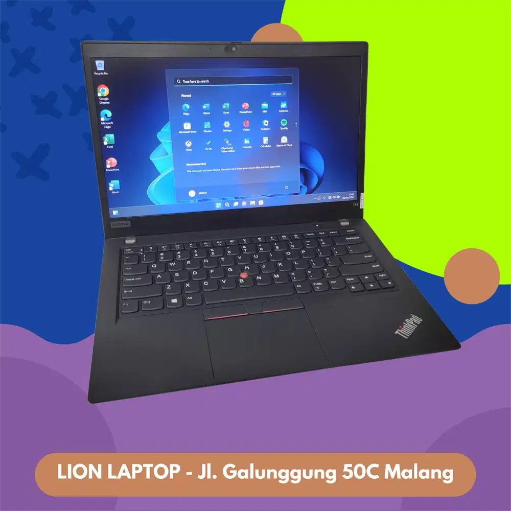 RAM 16GB Core i5 Gen 10 SSD 256GB Lenovo Thinkpad T14 gen 1 [14|10]