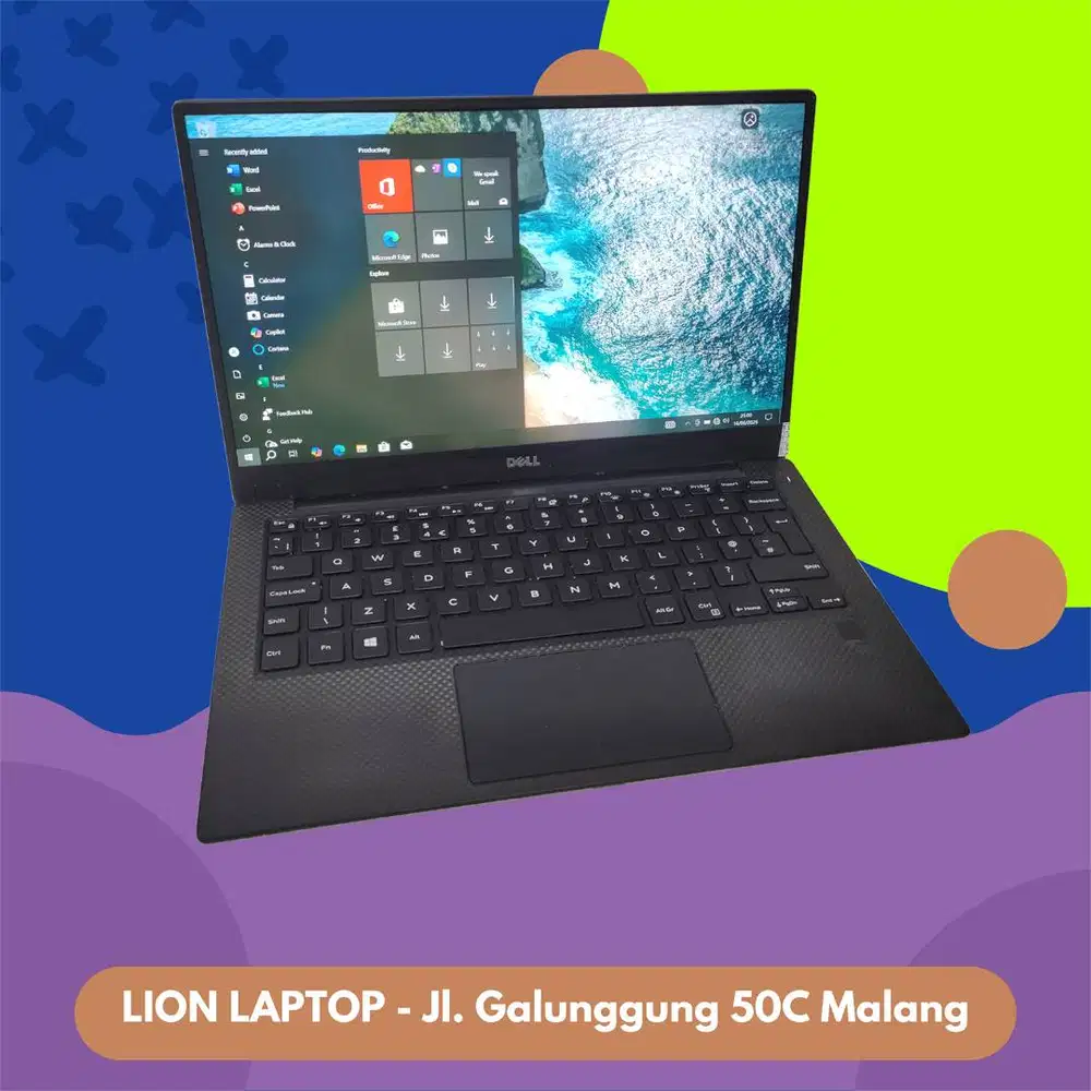 Slim & Ringan Core i7 RAM 8 SSD 256 DELL XPS 13 9360 [14|10]