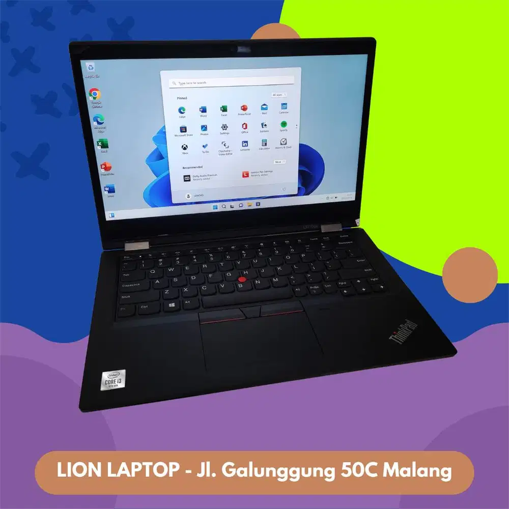 Core i3 Gen 10 Flip 360° Include Stylus Lenovo Thinkpad YOGA L13 [14|1
