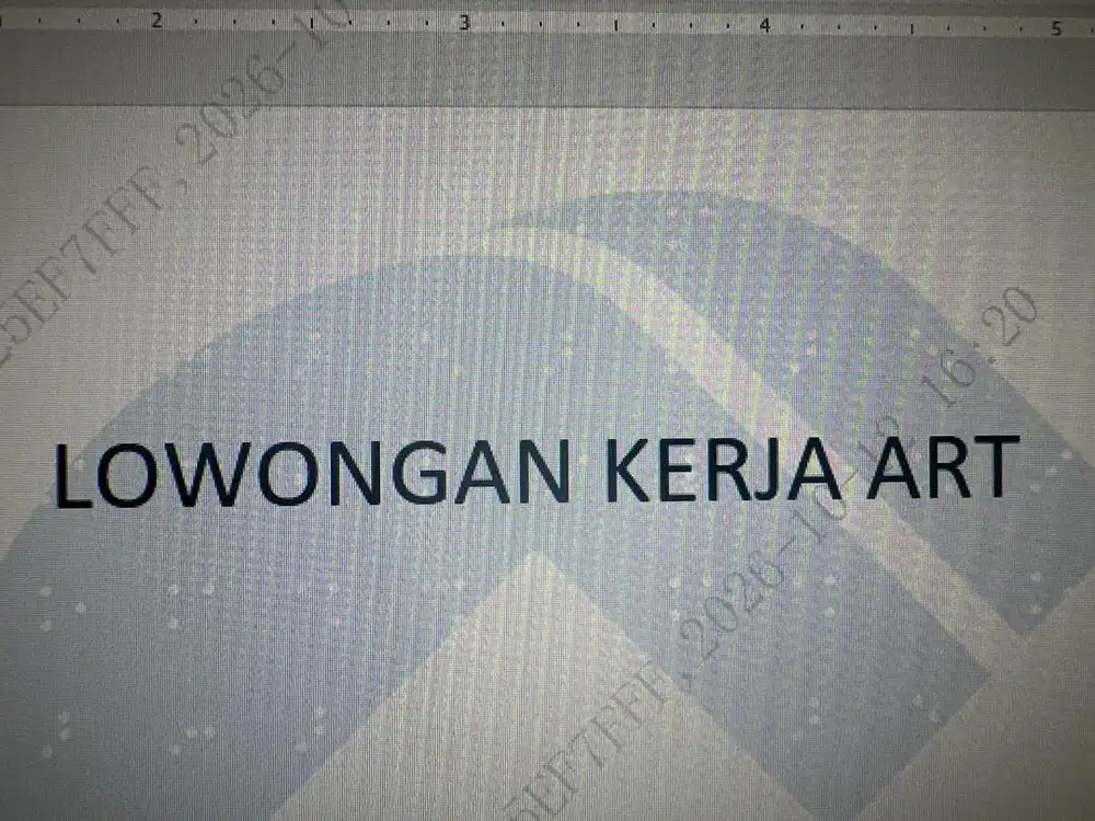 Lowongan ART di Perumahan Aryana Karawaci