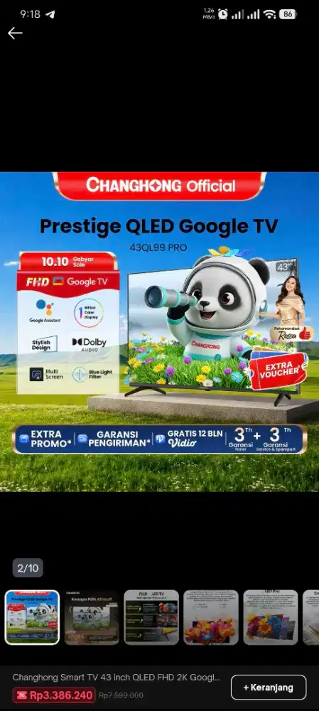 CHANGHONG 43 QLED PRO