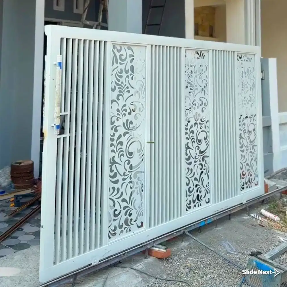 Pagar rumah model laser cutting